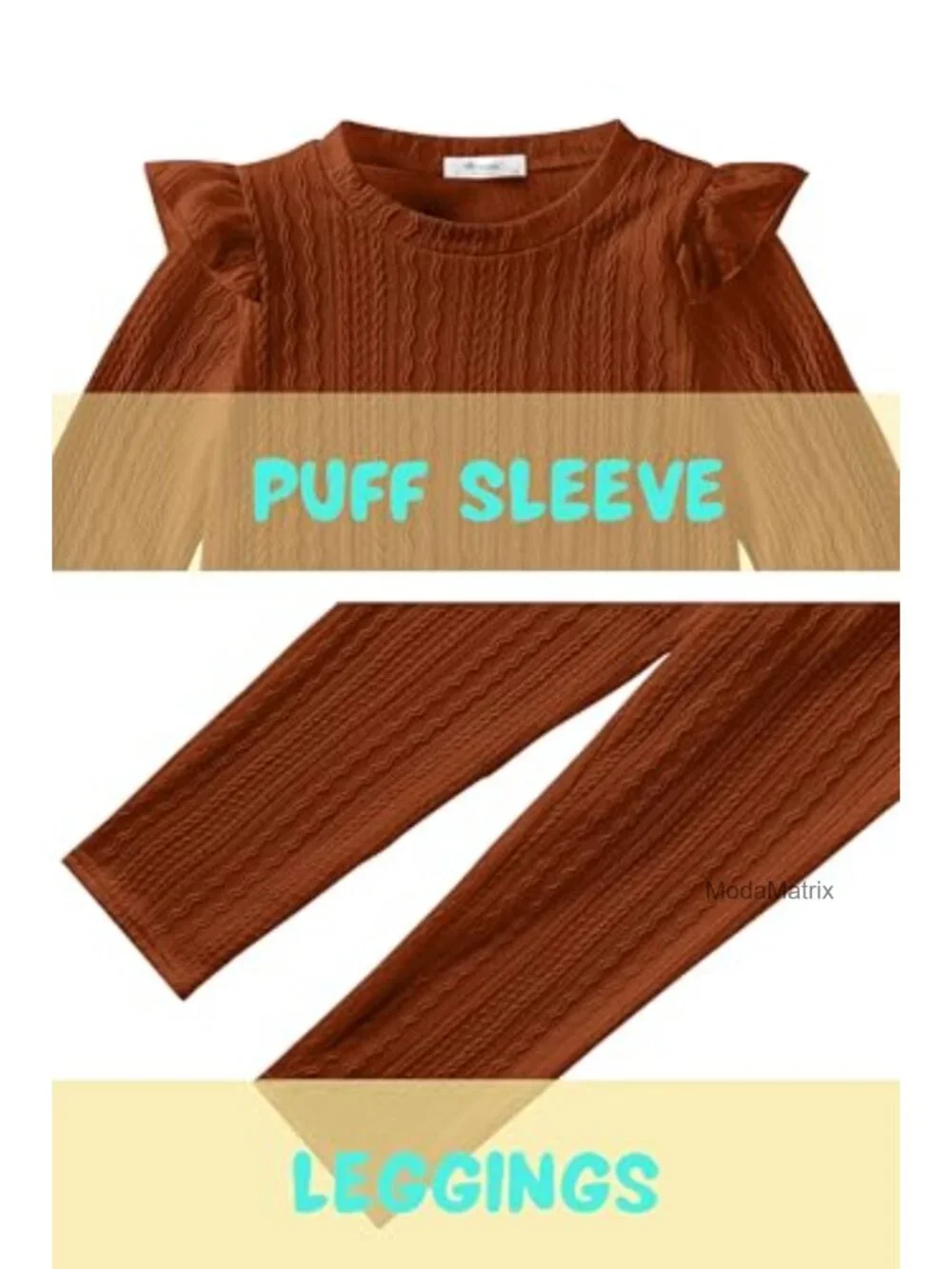Toddler Girl Ribbed Knit 2-Pc Set Long Sleeve Sweatshirt & Leggings Fall Outfit